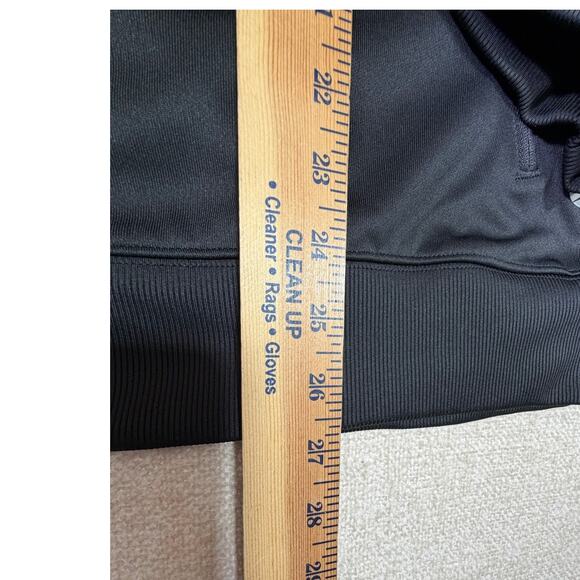 Solaris Men XL Black Long Sleeve Zip Front Performance Jacket Lightweight Active - Picture 6 of 6